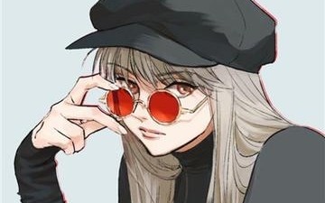 冷酷可爱女生头像_冷酷的女生头像